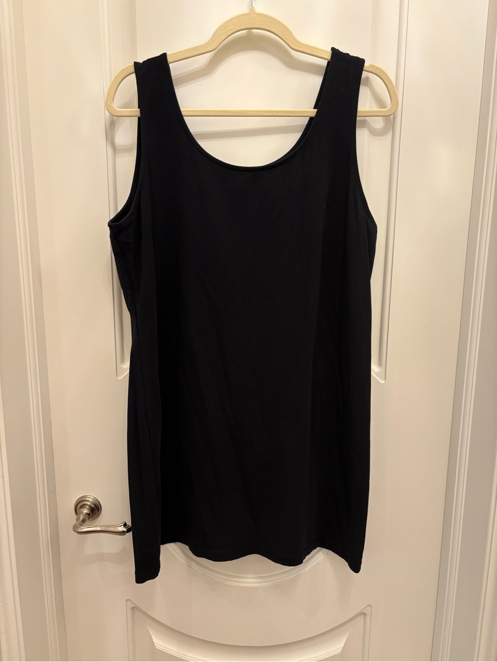 Soma Black Scoop Neck Tank
